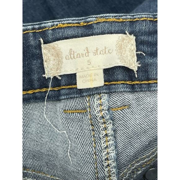 Altar'd State Dark Wash Blue Denim High Rise Skinny Jeans Junior's Size 5 - Picture 7 of 7